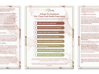 8 Steps to Greatness layout print