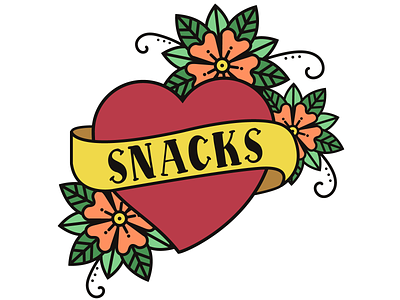 Love Snacks illustration illustrator vector