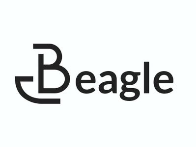 Beagle Logo branding datar desain ikon ilustrasi logo tipografi ui vektor