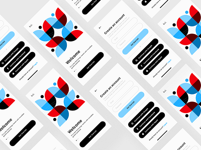 Kvi. Landing Page branding color design illustration minimalism ui web website