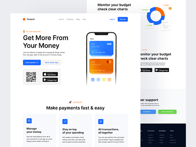 Banking App Landing Page