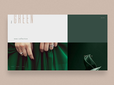 Fashion Store Concept clean color design grid minimalism simple ui web website woman