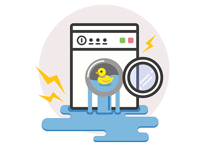 Error Status duck error ui washing machine