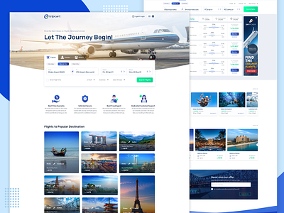 Travel and Booking Website Design UI/UX