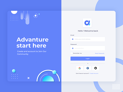 Login/ Sign Up UI/UX Page Template Design abstract agency branding colorful corporate creative design login login page design login template marketing sign in sign up sign up signup template ui ui ux ux website design website design template