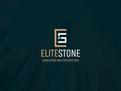 EliteStone Developers and Construction Logo Design Branding 3d abstract agency branding business corporate creative design graphic design icon identity illustration logo logo concept logo design marketing motion graphics real estate logo typography vector