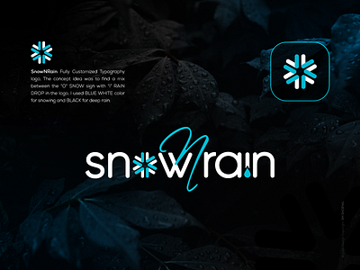 SnownRain Logo Design and Branding