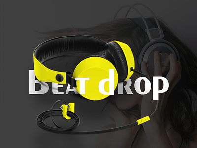 Beatdrop Design demo design dribbble feedback. first music portfolio product shot ui ux website