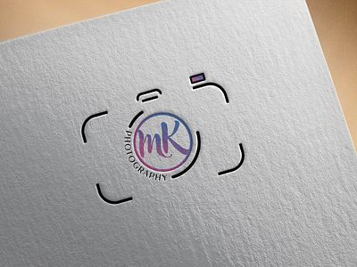 MK PHOTOGRAPHY LOGO designers dribbble ideas illustrator logo logo design mockup photography portfolio shot vector