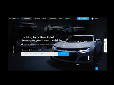 Buy, Rent, Sell Cars brand design branding cars design home page illustration logo ui ui design uidesign vector web