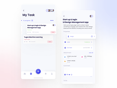 Todo-list App ✍🏻 app design management practice school student todo list