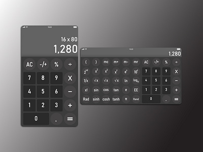 Calculator Mobile App UI collectui ui uidesign uiux user interface