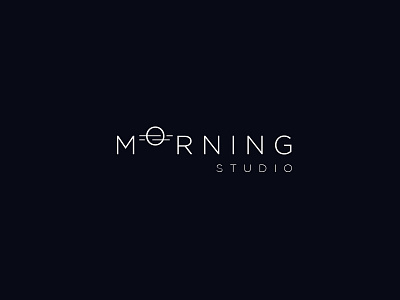 Morning logo logo morning studio sun typo