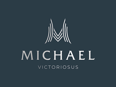 Michael logo art brand branding design logo logo 2d logo a day luxury m letter m logo mark