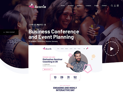 Aconte Conference conference html meeting website wip wordpress