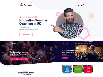 Aconte Event Conference & Meetup HTML Template aconte conference event html meetup