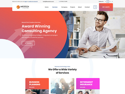 Infotech - IT Solutions HTML Template