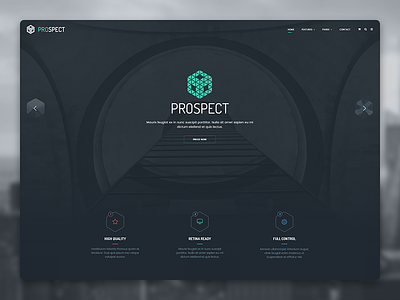 Prospect Web Project creative html prospect template
