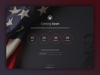 Elections PSD Template business elections law psd template ui ux