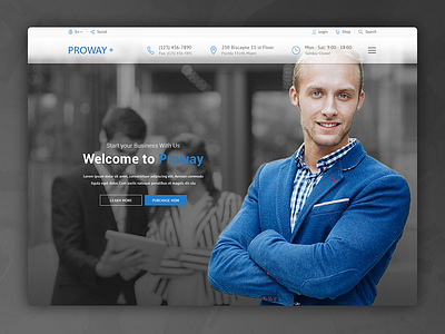 ProwayPlus Business Corporate Theme business corporate multipurpose theme wordpress