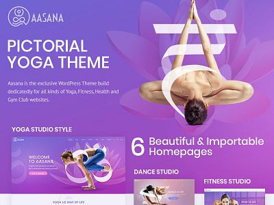 Aasana Health & Yoga WordPress Theme