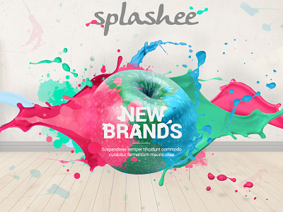 Splashee creative splashes theme wordpress