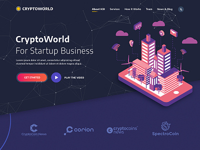 CryptoWorld bitcoin crypto template work