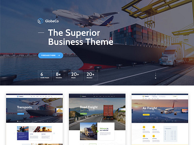 Globeco Transportation & Logistics WordPress Theme