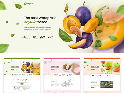 Orgafit Organic and Health WordPress Theme