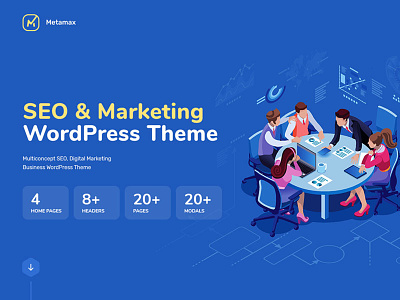 Metamax SEO & Marketing Theme agency digital marketing seo theme wordpress