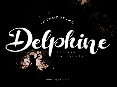 Delphine font branding design font graphic design identity lettering logo