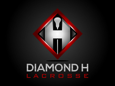 Diamond H Lacrosse design lacrosse logo sport