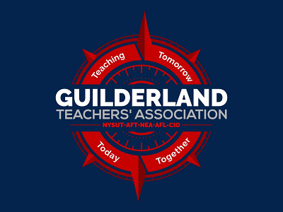 Guilderland Teacher Association design logo teachers