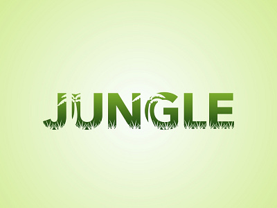 Jungle app branding design flat icon identity illustration lettering logo minimal type typography ui vector web website