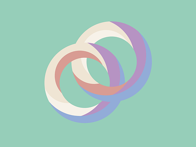 colored rings logo design