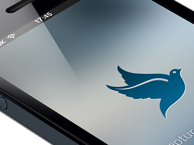 New App Concept Artwork app birds blue blur iphone iphone5 shadow