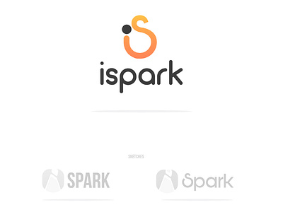 Ispark Brand Sketches branding logo typography
