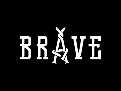 BRAVE black brave broks custom logo logotype shop streetwear