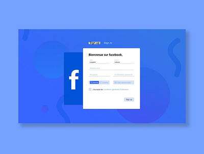 Facebook sign up redesign dailyui 001 facebook redesign signup ui web