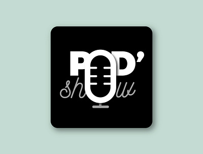 App icon - pod'show app app icon branding dailyui 005 graphic design logo logo design podcast radio show