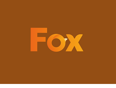 Fox logo design. animal branding design ears fox icon illustration logo tail typography vector