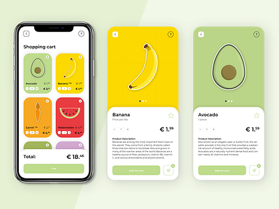 Fruit Vegetable Store - Mobile App