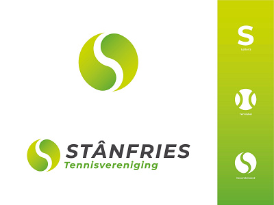 TV Stânfries Logo | Tennisclub branding design flat flat design icon illustration illustrator logo modern vector