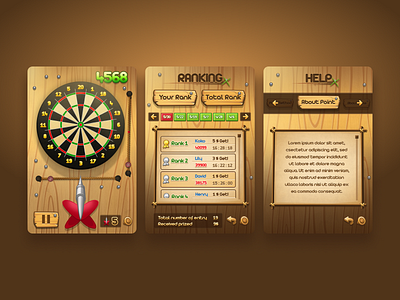 Game UI - Darts