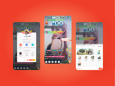 Mobile App UI - Fruits Live