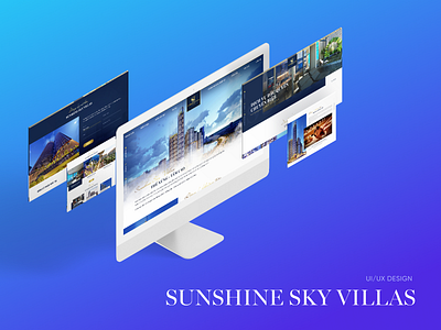 Sunshine Sky Villas - UI Website design ui ux web