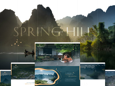 Vinhomes Spring Hills - UI Website design ui ux web