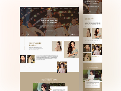 Thanh Hang Coporation ui ux web