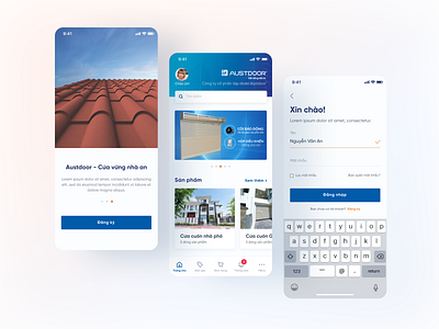 Austdoor - UI design ui ux