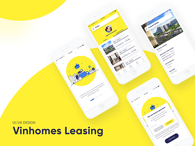 Vinhomes Leasing app ui ux